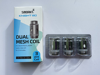 Испаритель Smoant K2 Dual Mesh Coil 0.4ohm 1шт/3уп